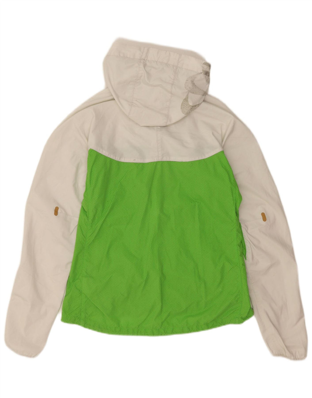 Nike Damen-Trainingsanzug mit Kapuze, Top-Jacke, UK 14, mittelweiß, Farbblock