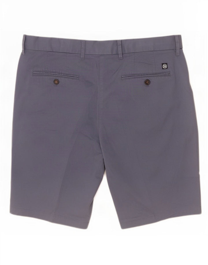 Marks & Spencer Herren-Chinoshorts, Größe L, W36, Blau