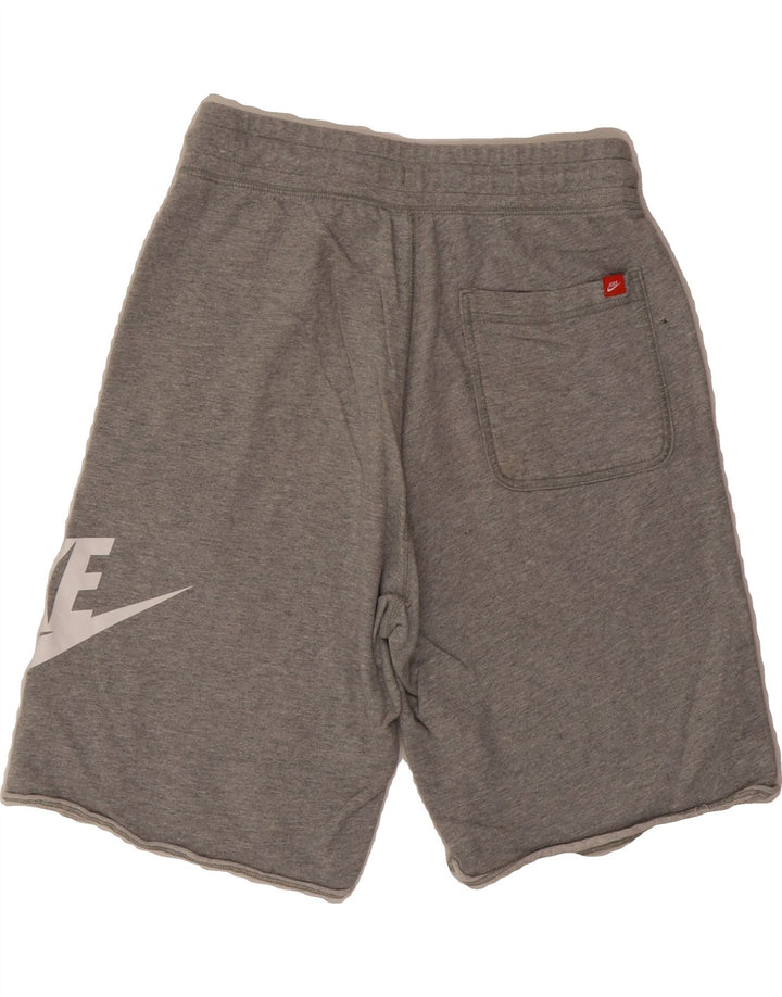 NIKE Mens Graphic Sport Shorts Small  Grey Cotton Vintage Nike and Second-Hand Nike from Messina Hembry 