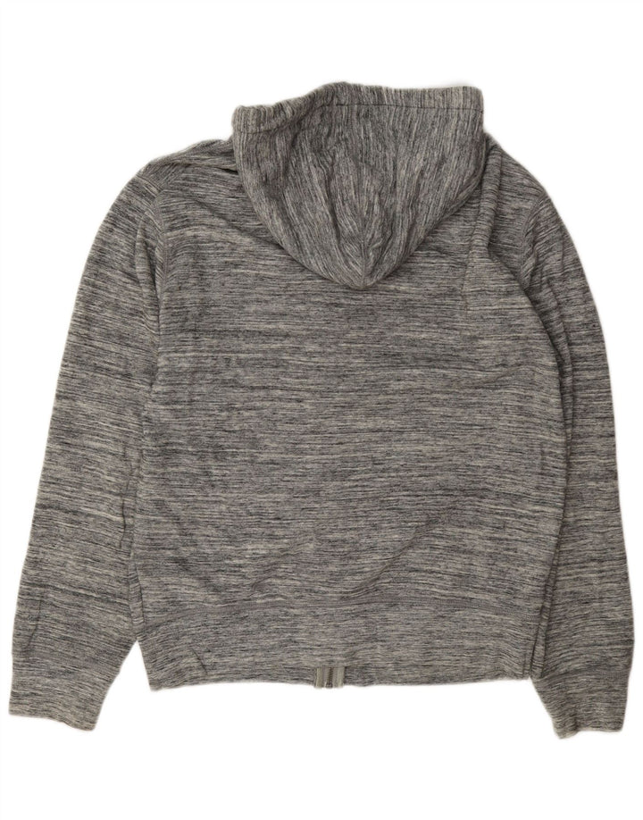 Gap Herren-Kapuzenpullover mit Reißverschluss, mittelgrau gefleckte Baumwolle