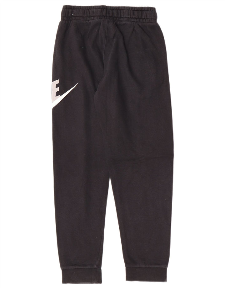 Nike Jungen-Trainingshose mit Grafik, Jogginghose, 10–11 Jahre, mittelgroß, Schwarz