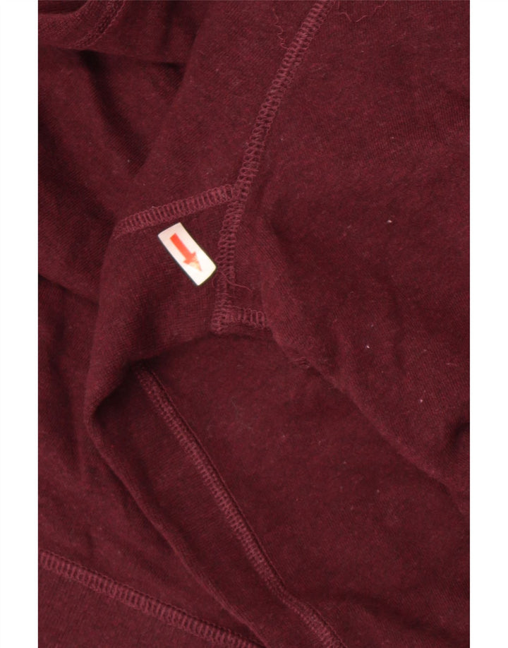 Marks & Spencer Herren-Sweatshirt, Pullover, Größe S, Burgunderrot, Baumwolle