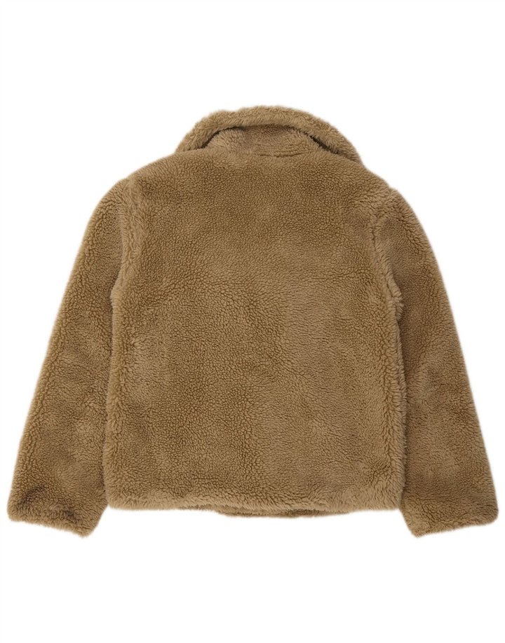 Weird Fish Damen-Teddybär-Sherpa-Jacke, UK 12, Mittelbeige, Polyester