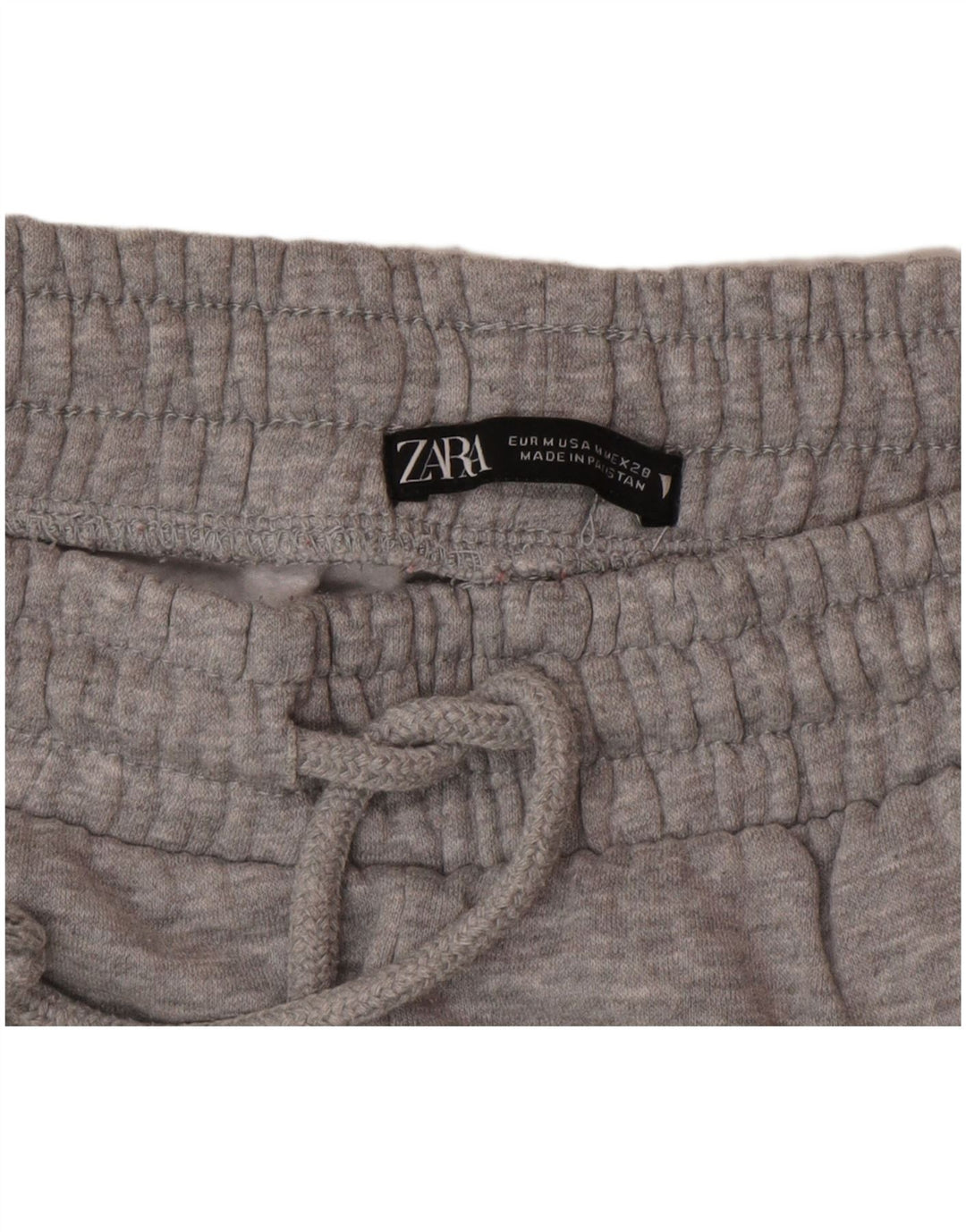 Zara Damen-Trainingshose, Jogginghose, UK 12, Mittelgrau geflecktes Polyester