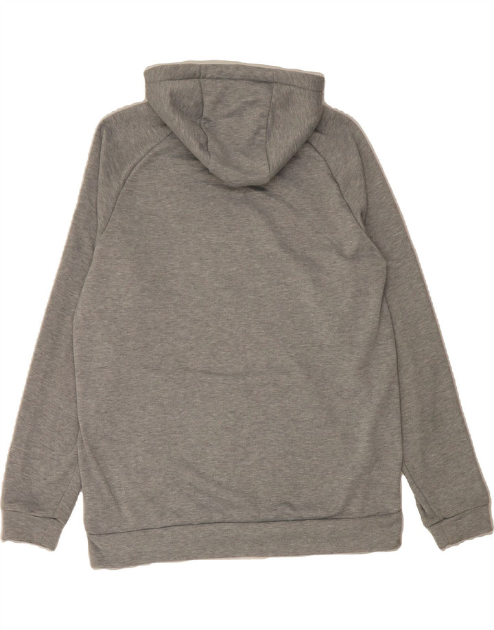 NIKE Mens Dri Fit Graphic Hoodie Jumper Large Grey Polyester Vintage Nike and Second-Hand Nike from Messina Hembry 