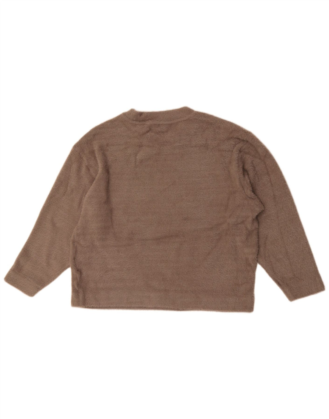 Marks & Spencer Damen-Pullover, übergroß, Rundhalsausschnitt, Gr. 40, Größe L, Beige