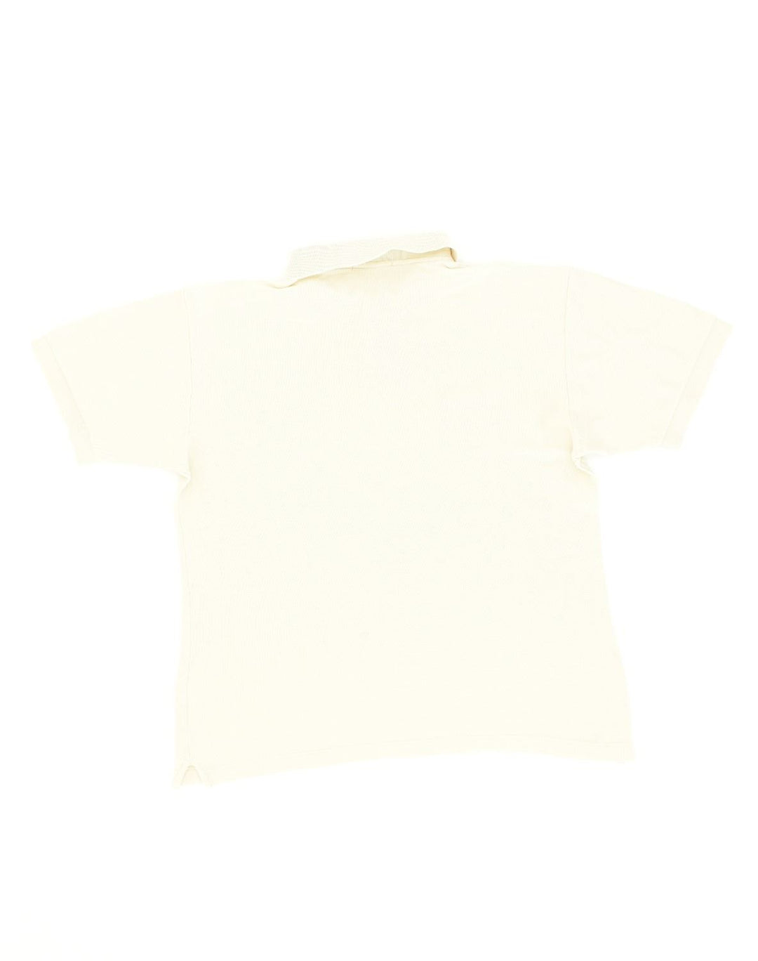 FILA Mens Polo Shirt IT 50 Medium Off White Cotton | Vintage Fila | Thrift | Second-Hand Fila | Used Clothing | Messina Hembry 