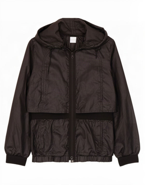 Adidas Damen Kapuzen-Regenjacke EU 34 Small Schwarz