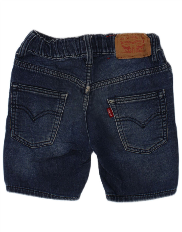 LEVI'S Mädchen-Jeansshorts, 4–5 Jahre, W22, blaue Baumwolle