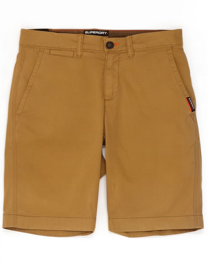 Superdry Slim Chino-Shorts für Herren, W30, mittelbeige Baumwolle