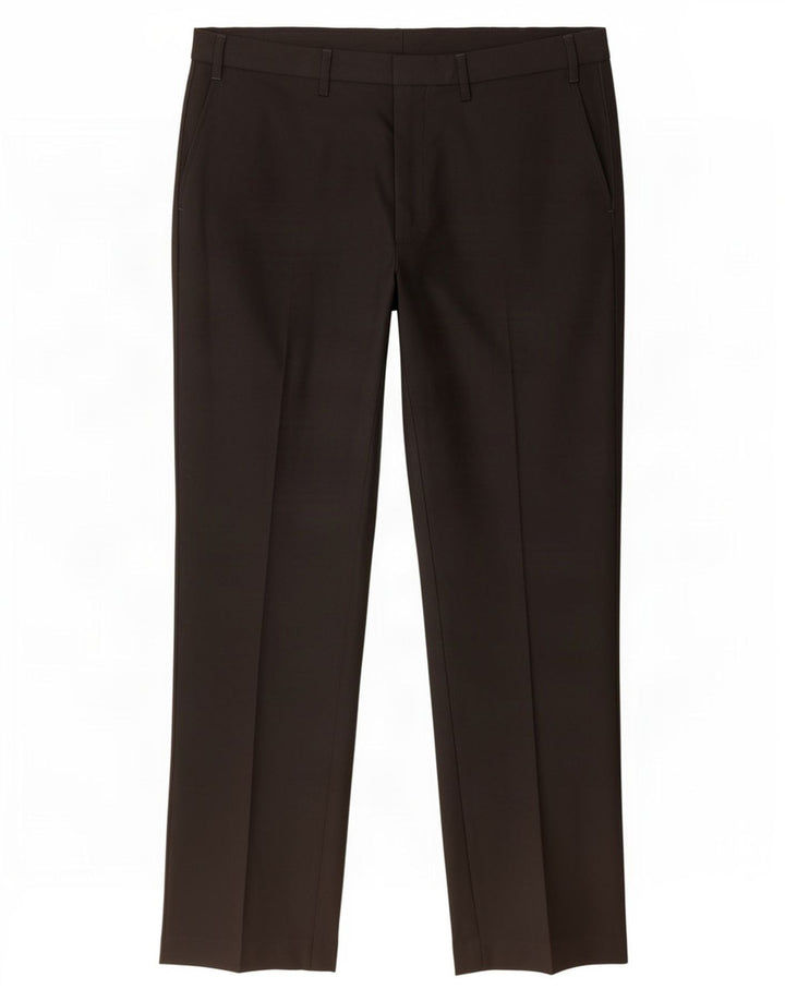 Marks & Spencer Herren Slim Fit Anzughose W36 L31 Schwarz Polyester