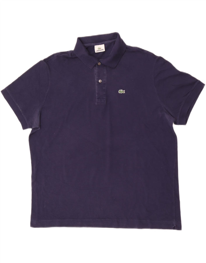 Lacoste Herren Poloshirt Größe 7 2XL Marineblau