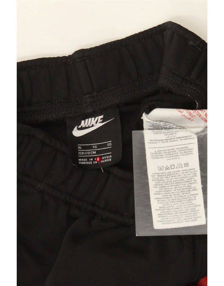 Nike Jungen-Trainingshose, 13–14 Jahre, XL, schwarzes Polyester