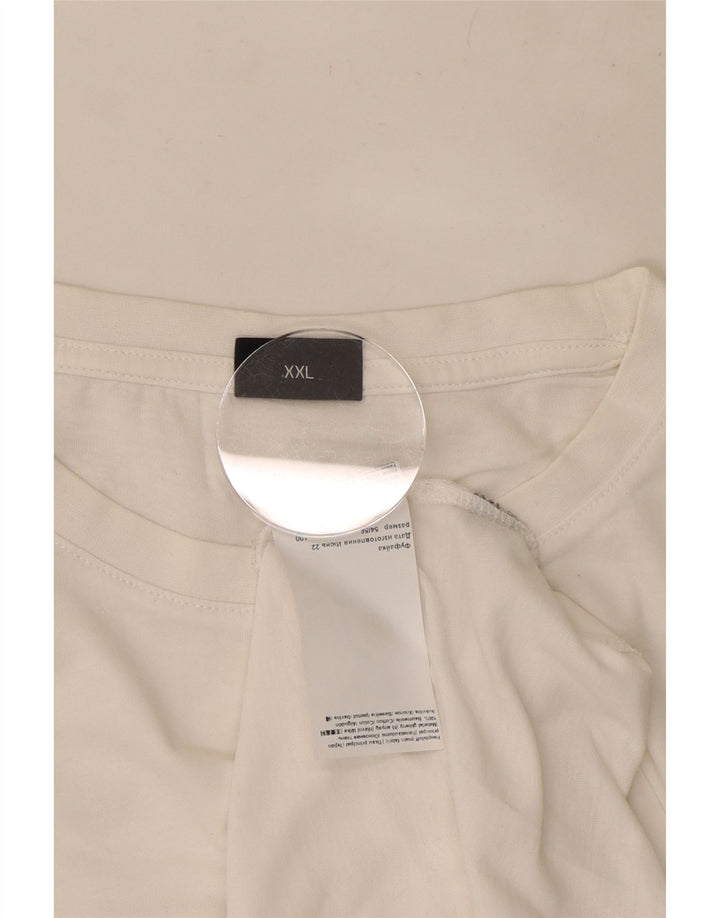 Joop Herren T-Shirt Top 2XL Weiße Baumwolle