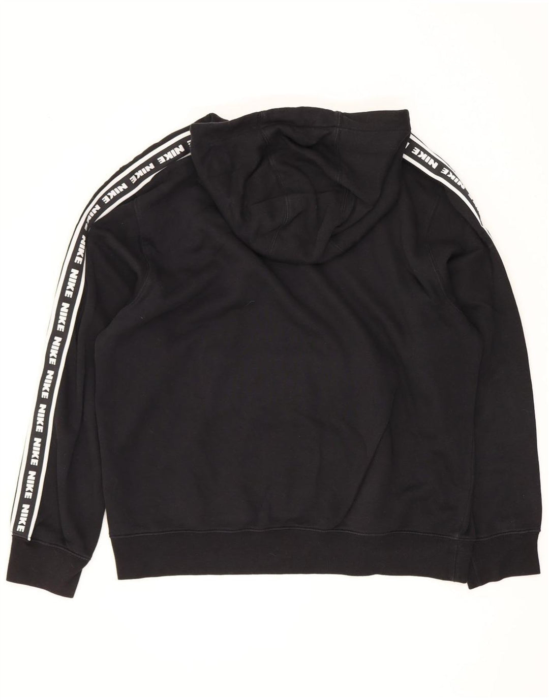 Nike Herren-Kapuzenpullover mit Grafik, groß, aus schwarzer Baumwolle