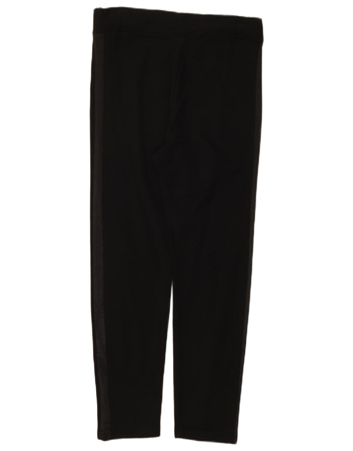Zara Damen Leggings UK 14 Large Schwarz Viskose