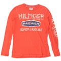 Tommy Hilfiger Herren Graphic Top Langarm XL Rot Baumwolle