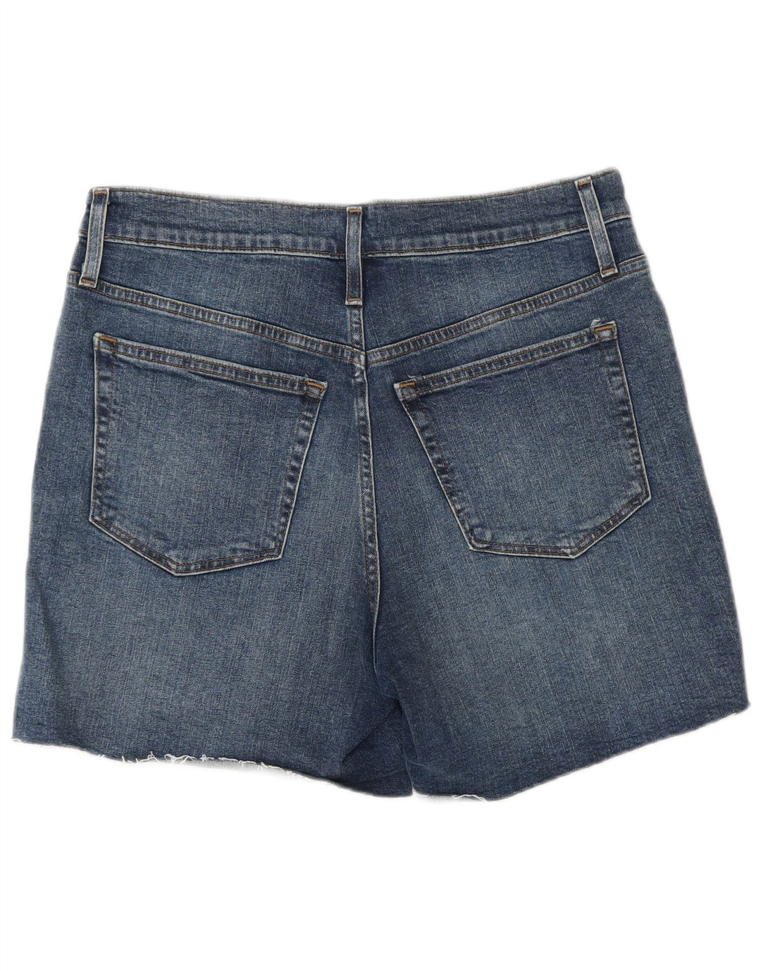 J. CREW Damen Jeansshorts W28 mittelblaue Baumwolle