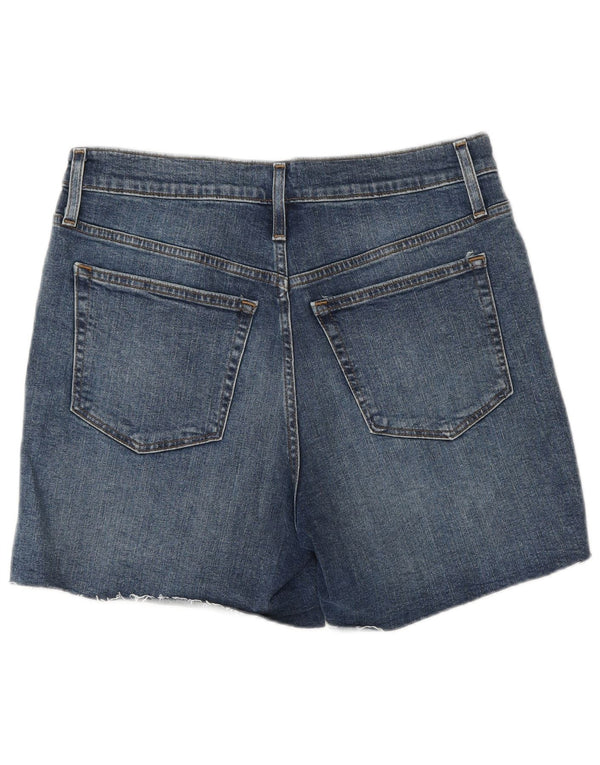 J. CREW Damen Jeansshorts W28 mittelblaue Baumwolle