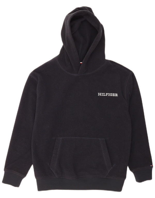 Tommy Hilfiger Kapuzenpullover mit Grafik für Jungen, reguläre Passform, Marineblau, 11–12 Jahre