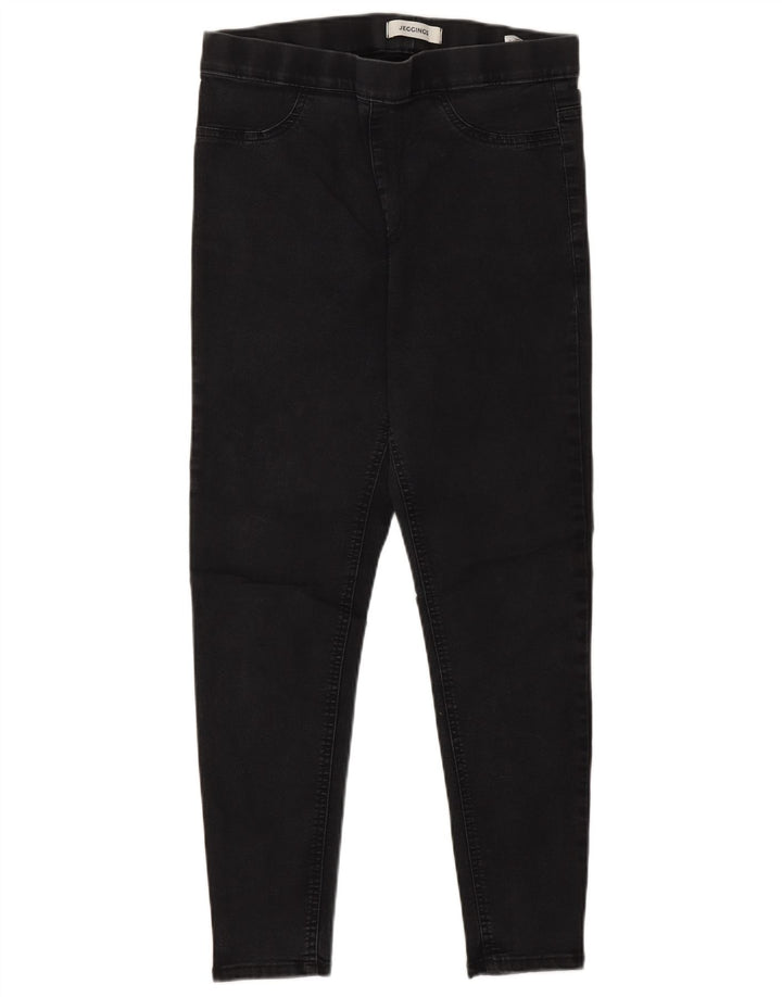 Marks & Spencer Damen Jegging-Jeans UK 14 Medium W28 L26 Schwarze Baumwolle