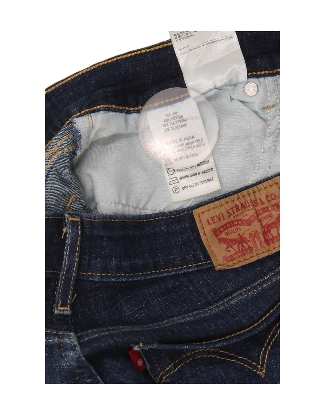 Levi's Damen Bootcut Jeans W28 L30 Blaue Baumwolle
