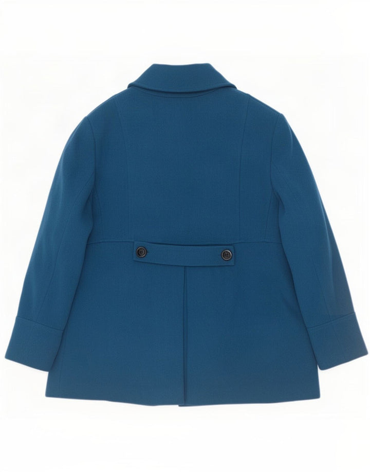 John Rocha Damen Pea Coat UK 22 3XL Blaue Wolle