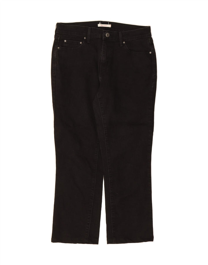 LEVI'S Womens 505 Straight Jeans W29 L26 Black Cotton Vintage Levi's and Second-Hand Levi's from Messina Hembry 