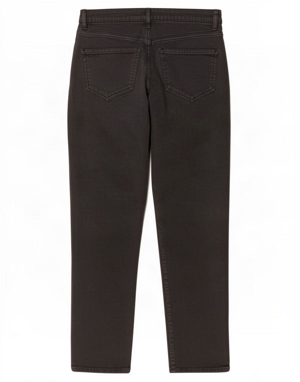 Fat Face Damen-Freizeithose mit hoher Taille, schmal zulaufend, UK 8, Größe S, W27, L27, Grau