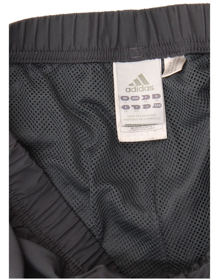 Adidas Damen Climalite Trainingshose UK 12 Medium Schwarz Polyester