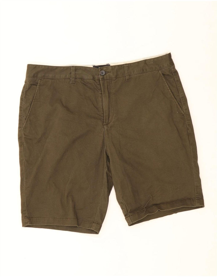 LYLE & SCOTT Herren Chinoshorts W36 Large Khaki Baumwolle