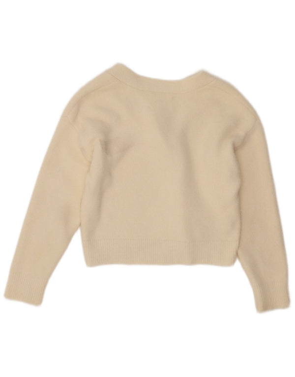 Zara Strickjacke für Mädchen, 7–8 Jahre, gebrochenes Weiß