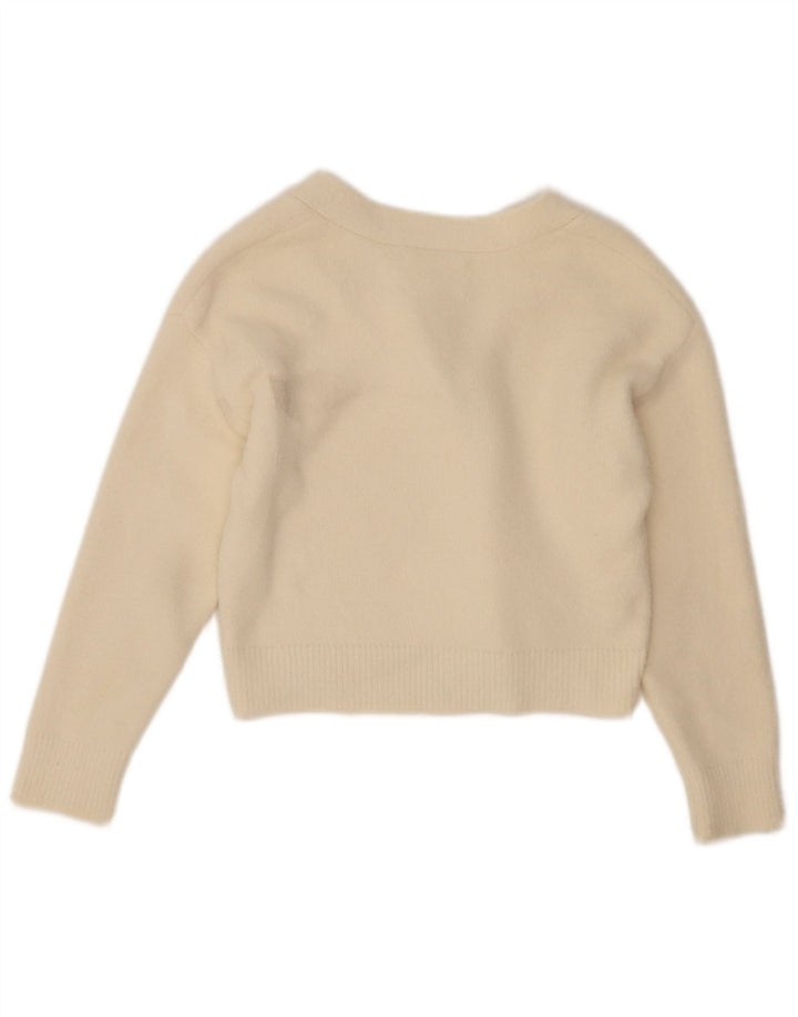 Zara Strickjacke für Mädchen, 7–8 Jahre, gebrochenes Weiß
