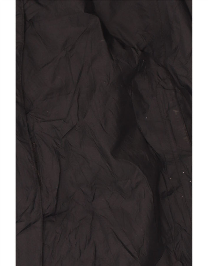 Columbia Damen-Regenjacke mit Kapuze, UK 16, großes schwarzes Nylon