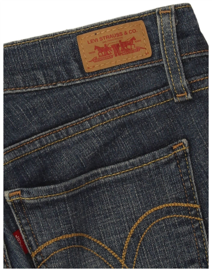 Levi's Damen 524 Too Superlow Skinny Jeans W28 L32 Blau