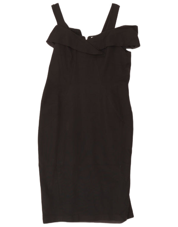 Schulterfreies, figurbetontes Damenkleid von Coast, UK 18, XL, Schwarz, Acetat