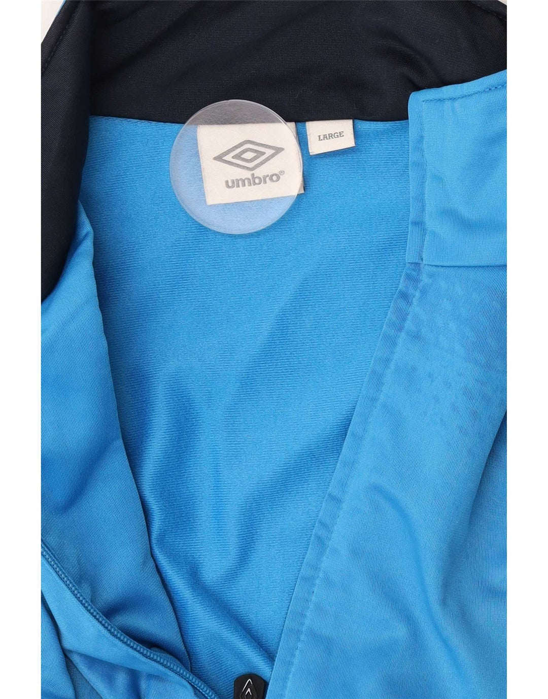 Umbro Herren-Trainingsanzug-Top-Jacke, groß, blau, Farbblock
