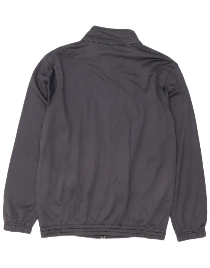 LOTTO Herren-Trainingsanzug-Oberjacke aus mittelgrauem Polyester