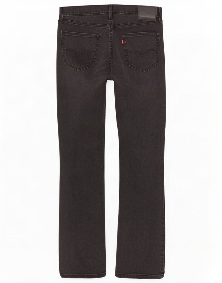 Levi's Herren 527 Bootcut Jeans W33 L34 Schwarze Baumwolle