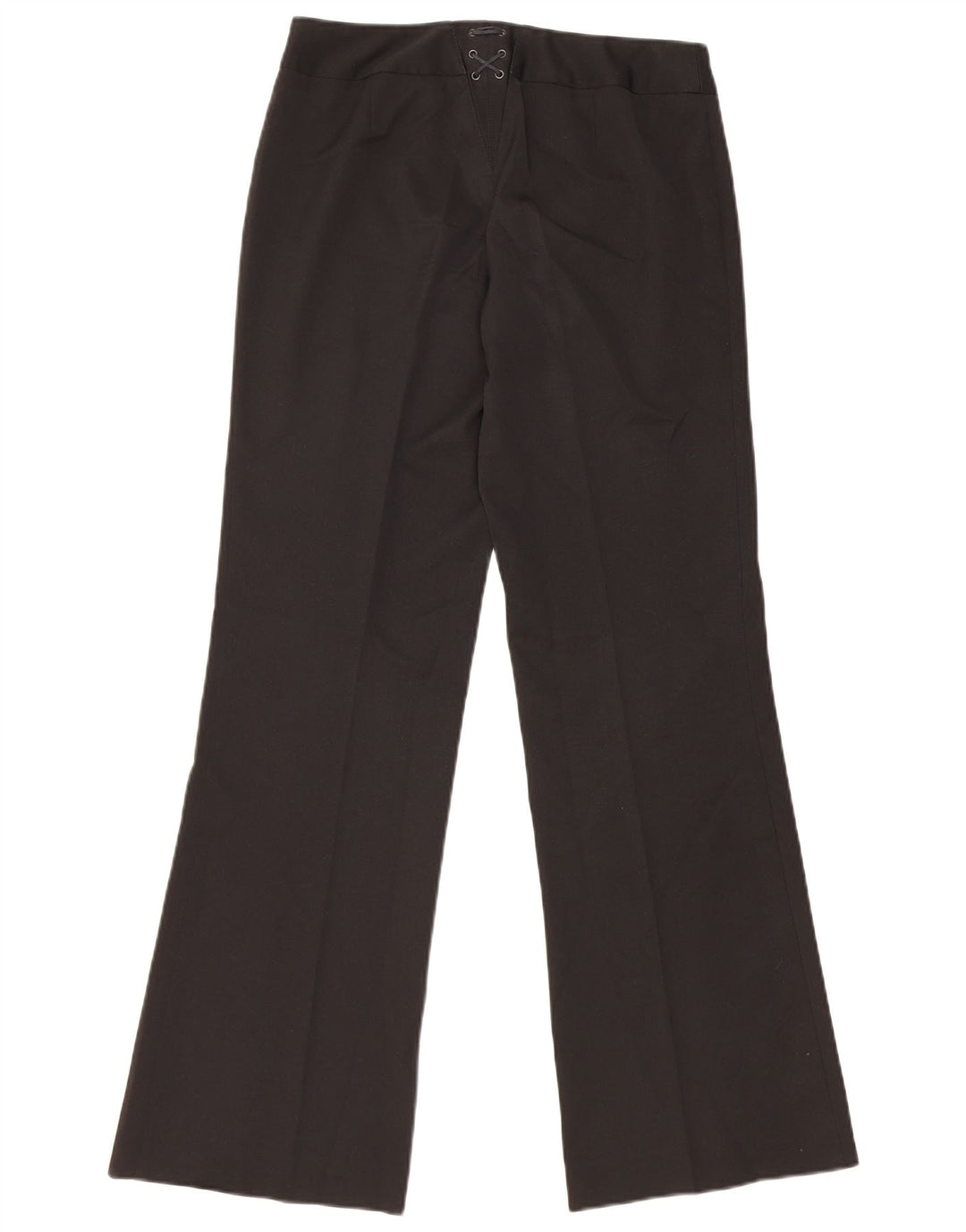 Oasis Damen Bootcut-Anzughose UK 10 Small W28 L31 Schwarz Polyester