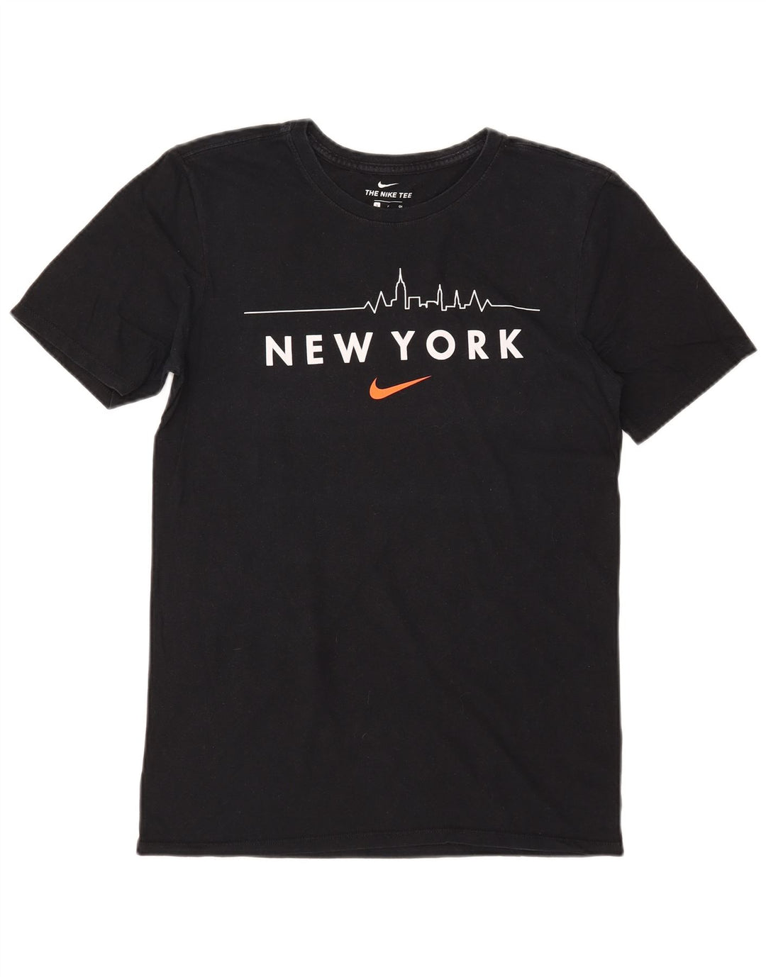 NIKE Herren-T-Shirt mit sportlichem Schnitt und Grafik, Größe S, Schwarz