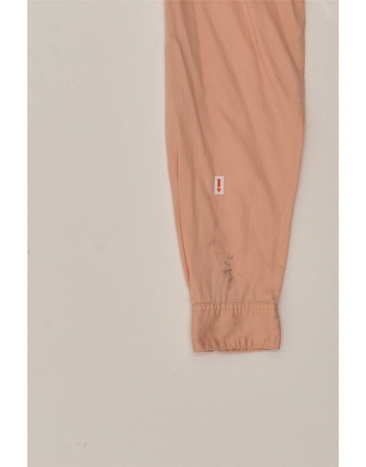 GAP Womens Pullover Shirt UK 12 Medium Pink Cotton | Vintage Gap | Thrift | Second-Hand Gap | Used Clothing | Messina Hembry 