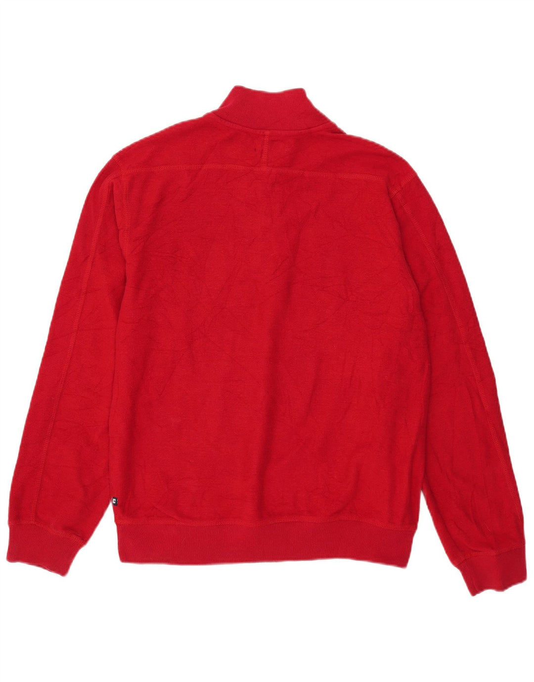 CHAPS Jungen-Pullover mit Knopfkragen, 15–16 Jahre, XL, Rot, Farbblock