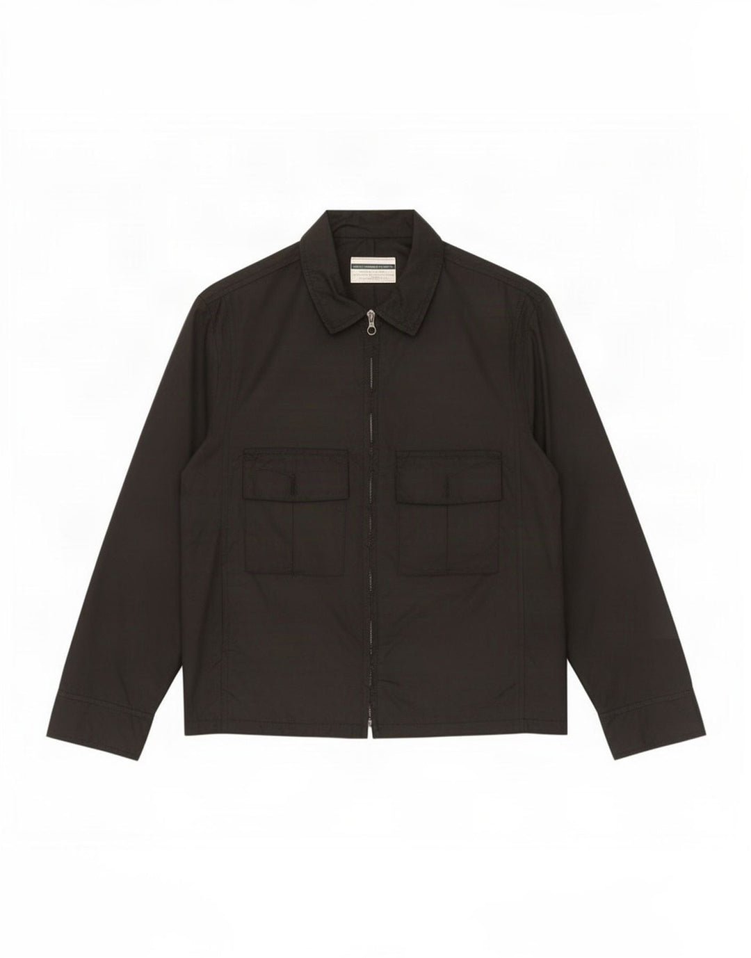 Benetton Damen Utility-Jacke IT 44 Mittelschwarzes Polyamid