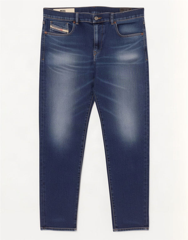 Diesel Herren Slim Jeans W34 L32 Blaue Baumwolle