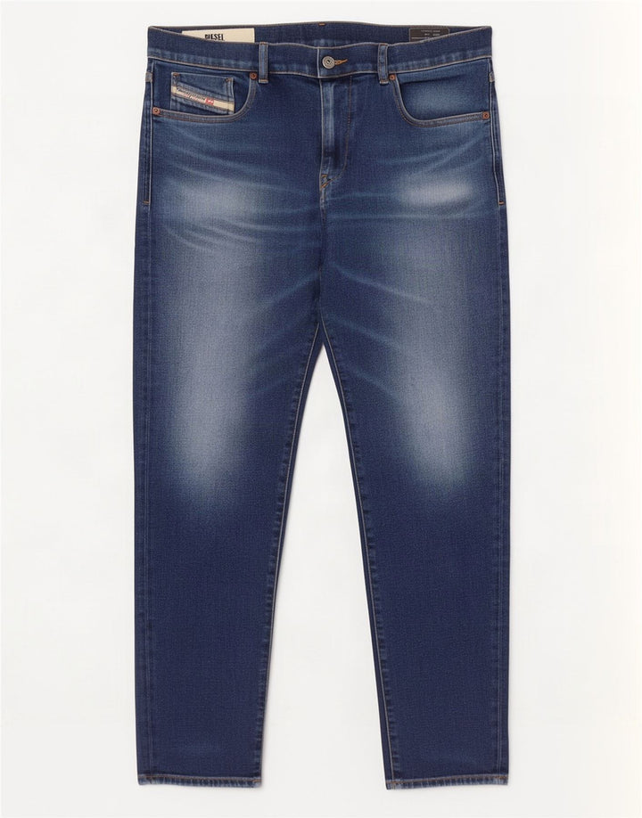 Diesel Herren Slim Jeans W34 L32 Blaue Baumwolle