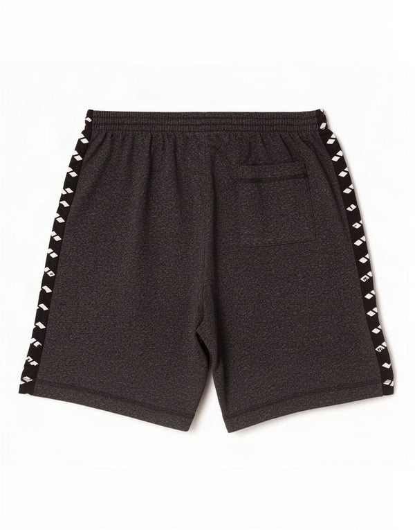 Arena Mens Graphic Sport Shorts Medium Grey Flecked Cotton