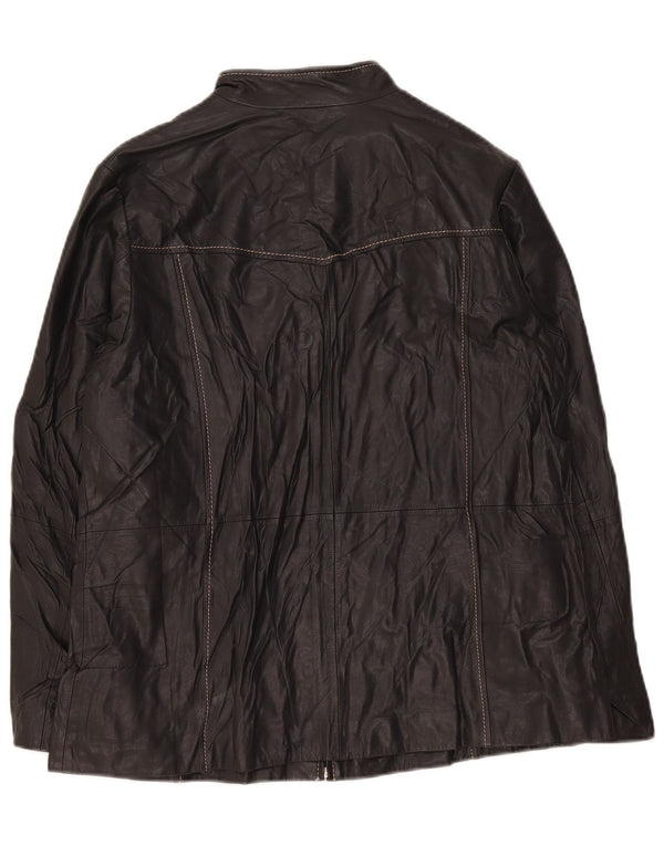 Persona Damen Lederjacke Größe 21 Medium Schwarz