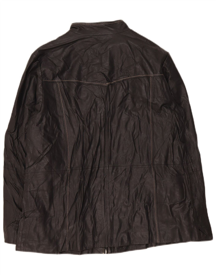 Persona Damen Lederjacke Größe 21 Medium Schwarz