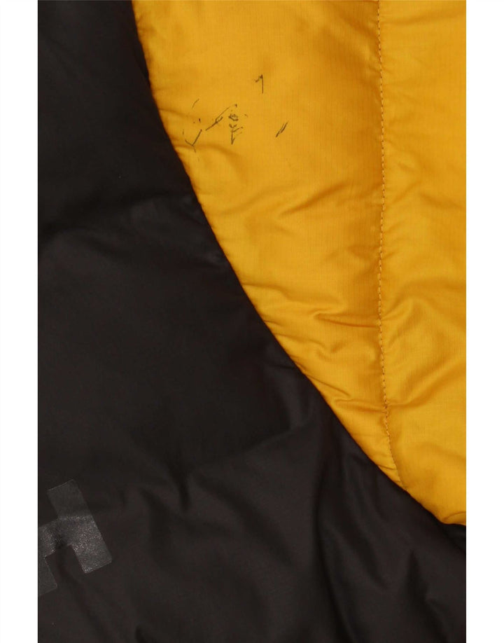 Helly Hansen Wattierte Jacke mit Kapuze für Jungen, 13–14 Jahre, gelbes Farbblockdesign